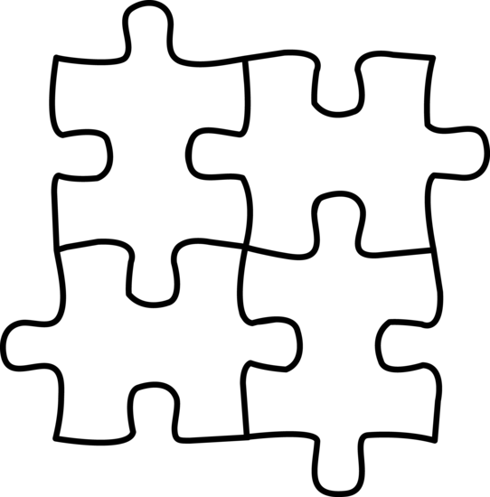 Puzzle Pieces Black And White Images & Pictures - Becuo