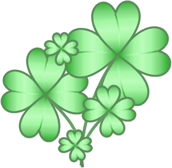 RussoGraffix: Free PSP Vector: 4-Leaf Clovers (CC-BY)