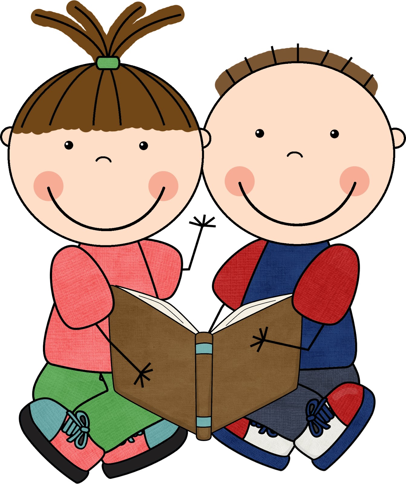 Child Reading A Book Clipart - ClipArt Best