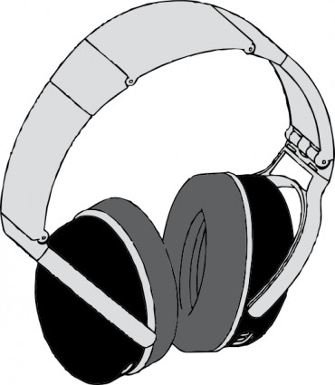 Headphones clip art Vector clip art - Free vector for free download