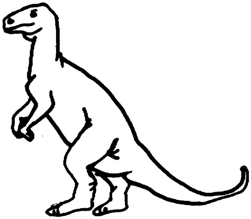 Dinosaur Outline - Cliparts.co