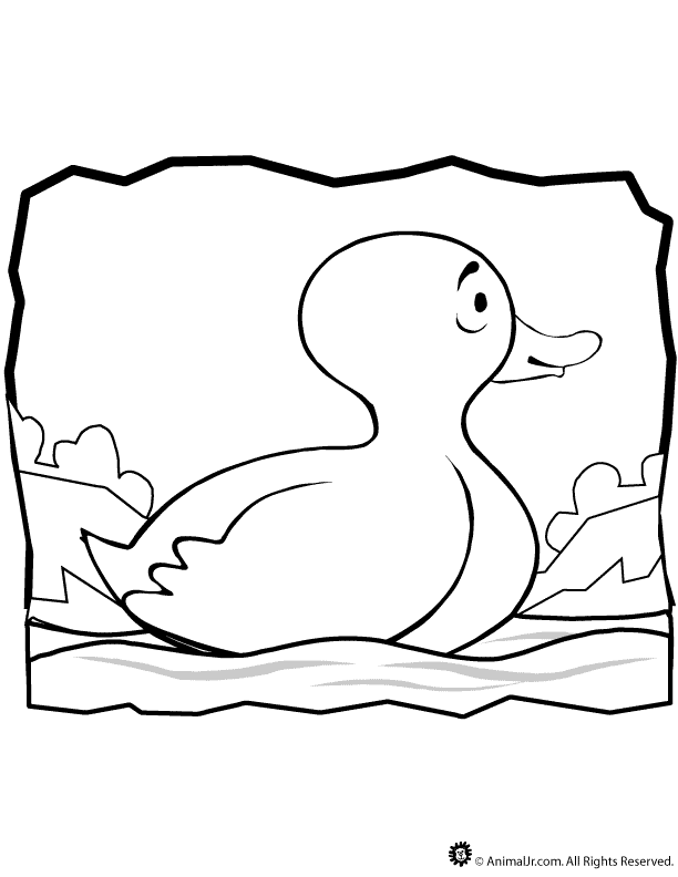 Duck Coloring Pages Image Tattoo Page 2