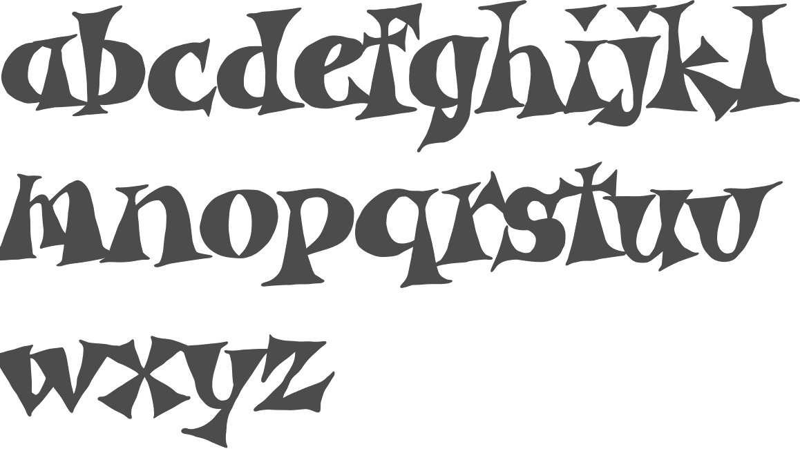 MyFonts: Hippie typefaces