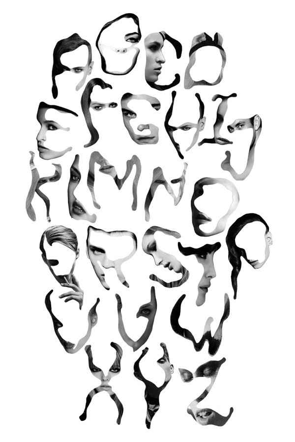 TYPEHYPE by Mia Dörwald, via Behance | De 26 letters van het alfabet …