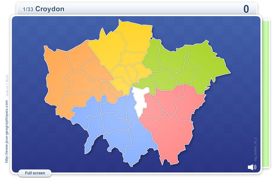 Interactive Map Of London Boroughs Of London . Geography Map Games ...