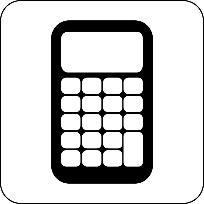 Calculator Clipart Black And White | Clipart Panda - Free Clipart ...