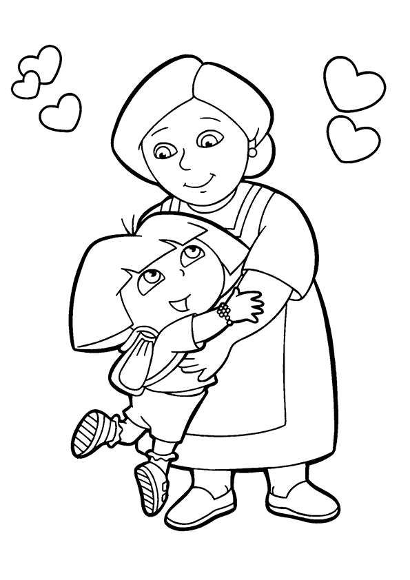 Dora Coloring Pages | Sheets | Pictures ~ Printable Coloring Pages