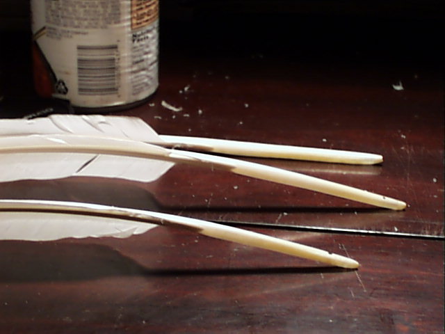 How to Cut Quill Pens from Feathers
