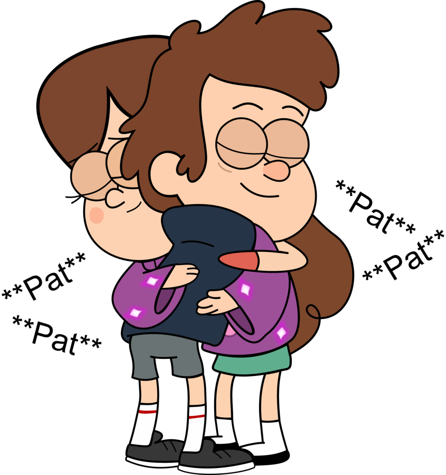 Cute Cartoon People Hugging - Gallery