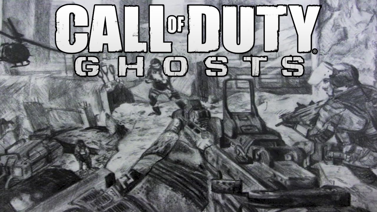 Call Of Duty: Ghosts Drawing! (EPIC) - YouTube
