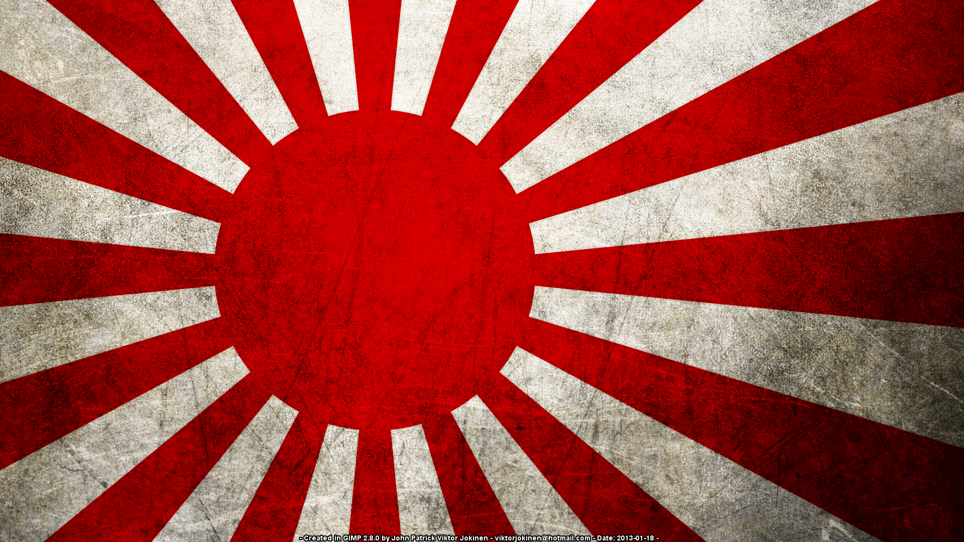 Japan Rising Sun Flag HD Wallpaper | 1920x1080 | ID:42753