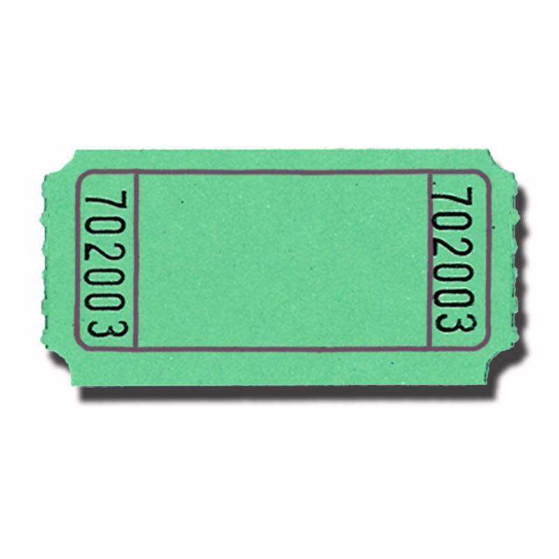 1" x 2" Blank Carnival Style Roll Tickets - Doolin's Party ...