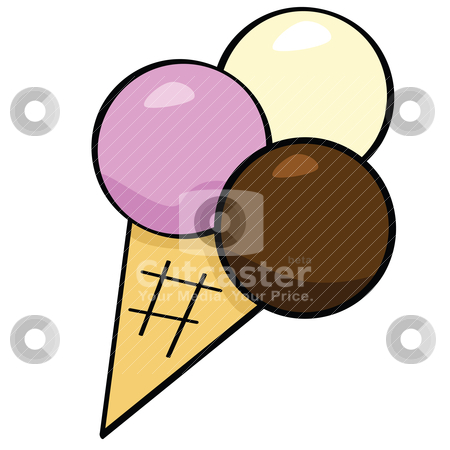 Cartoon ice cream stock vector