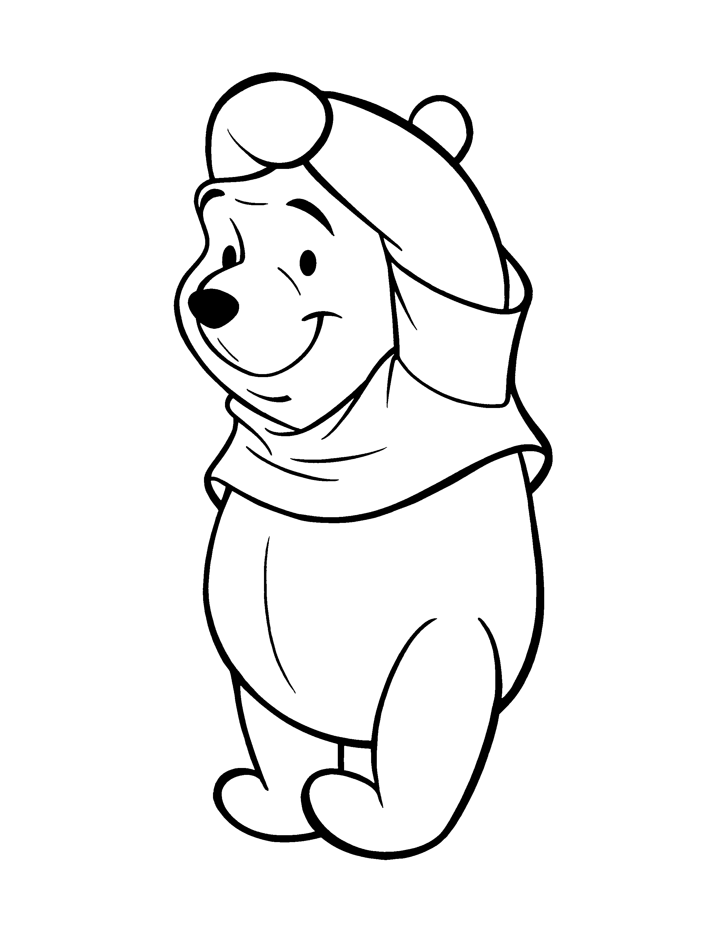 baby disney cartoon characters coloring pages printable winnie id ...