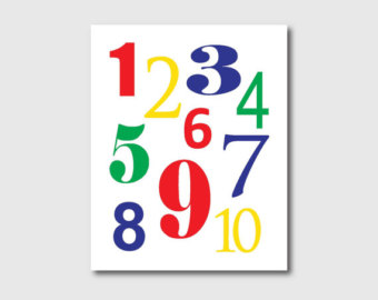 Popular items for numbers 1 to 10 on Etsy