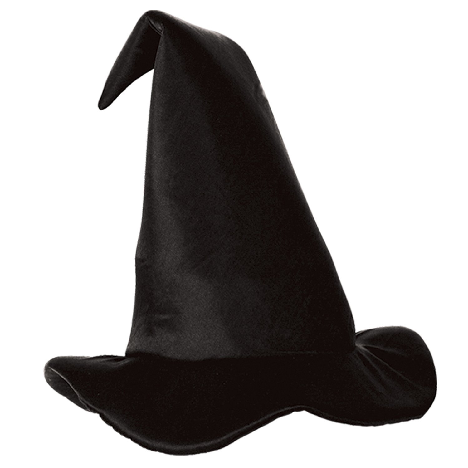 Amazon.com: Satin-Soft Black Witch Hat Party Accessory (1 count ...