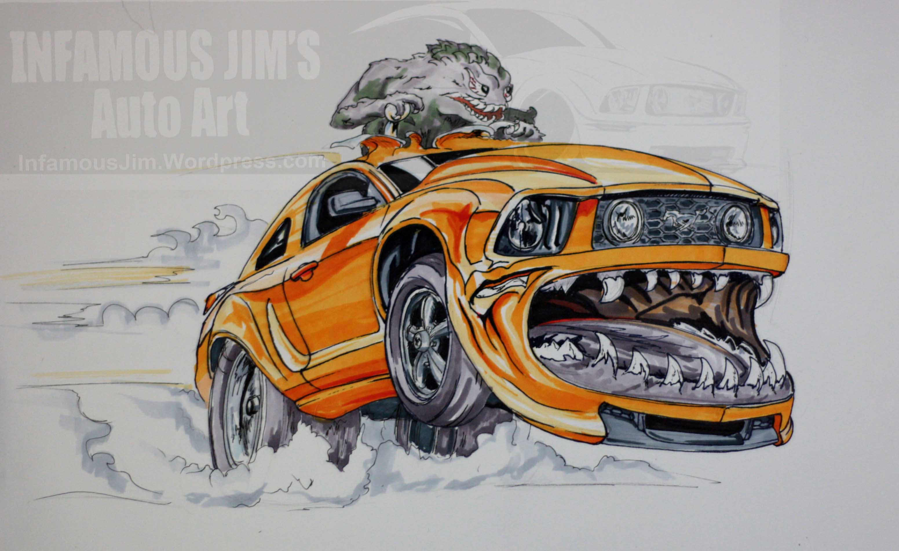 Sketches | Infamous Jims Auto Art - Sketches, Designs, Fine Art