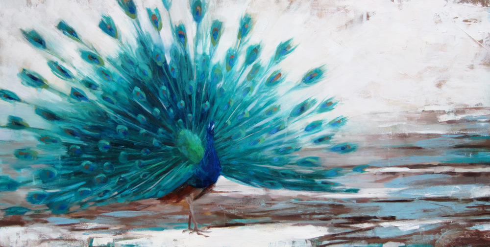 Jennifer Wasson Art » Peacock Wastescape