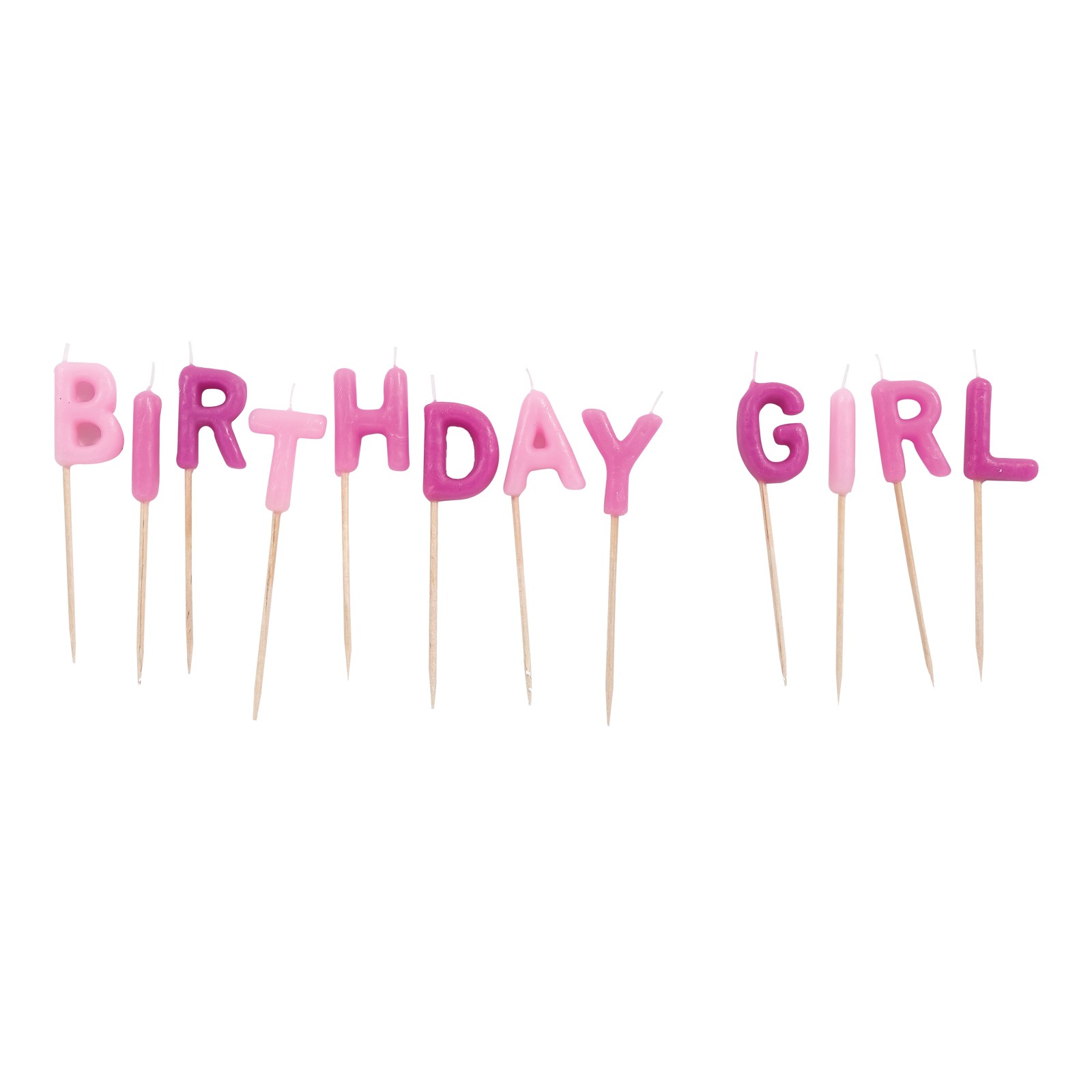 Birthday Girl' Pick Candles - Partyrella
