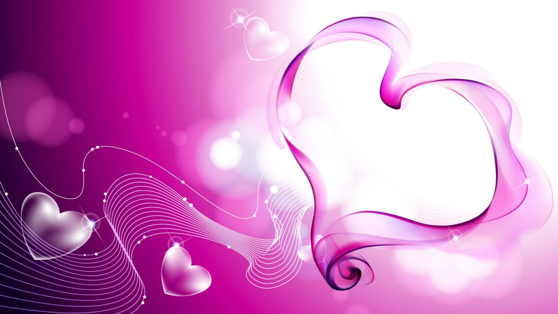 Purple Love Hearts #6955387