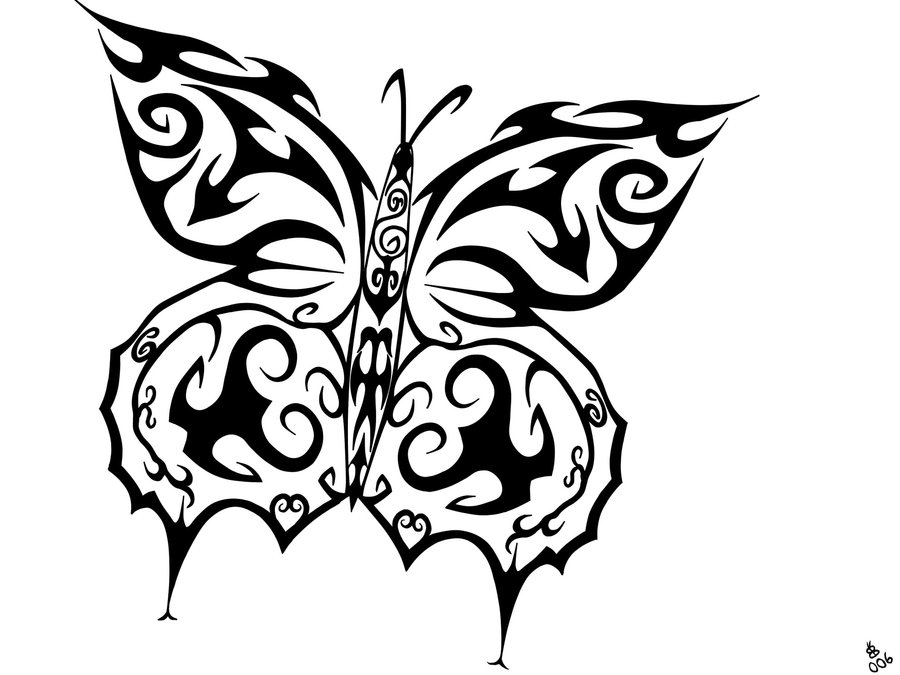 deviantART: More Like Tribal Butterfly 2 by blackbutterfly006