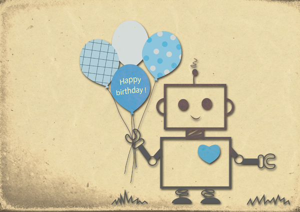 Happy Birthday Robot Boy | Free stock photos - Rgbstock -Free ...