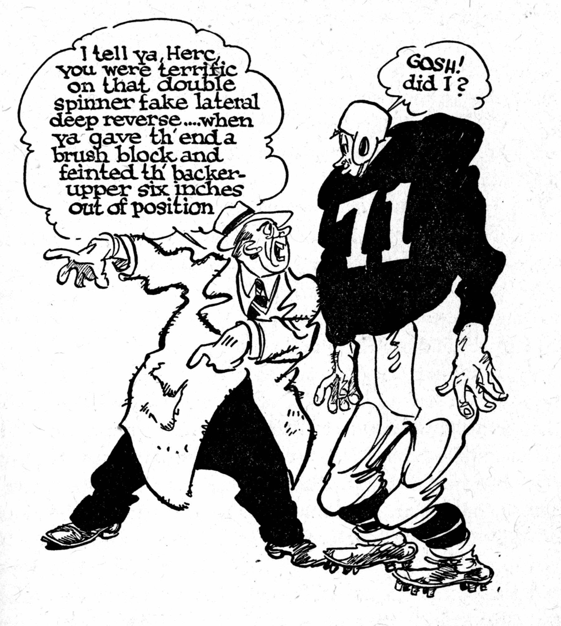 Amrullah Bahtiar: Baseball and Football Cartoons by Willard Mullin
