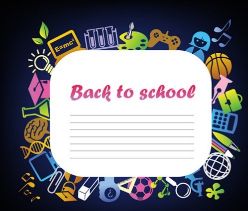 Free Creative Back To School Vector Material 01 » TitanUI