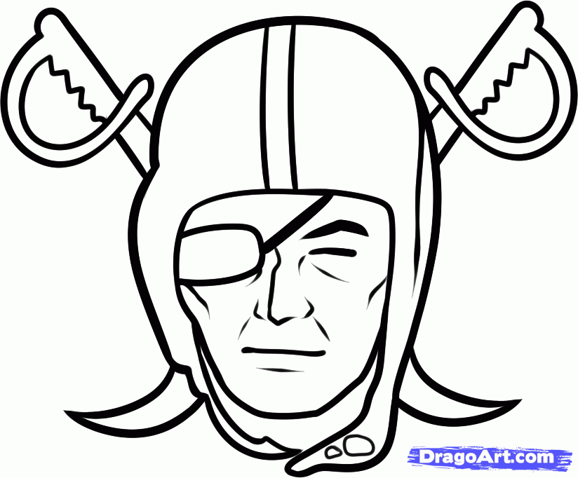 raiders coloring pages - photo #21