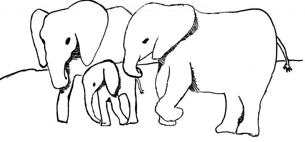 Baby elephant drawing for kids (3) - Wallpaperklix.in | Find high ...