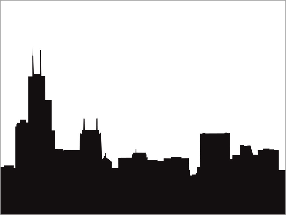 Pin Chicago Skyline Outline This Except For Cinci Tattoos on Pinterest