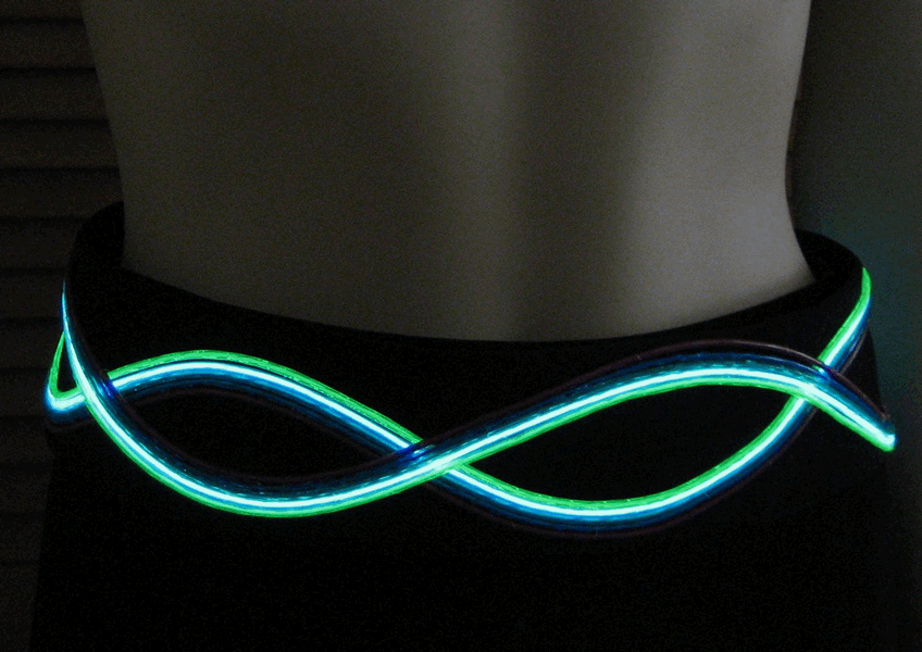 Lighted Belts: Enlighted Illuminated Clothing