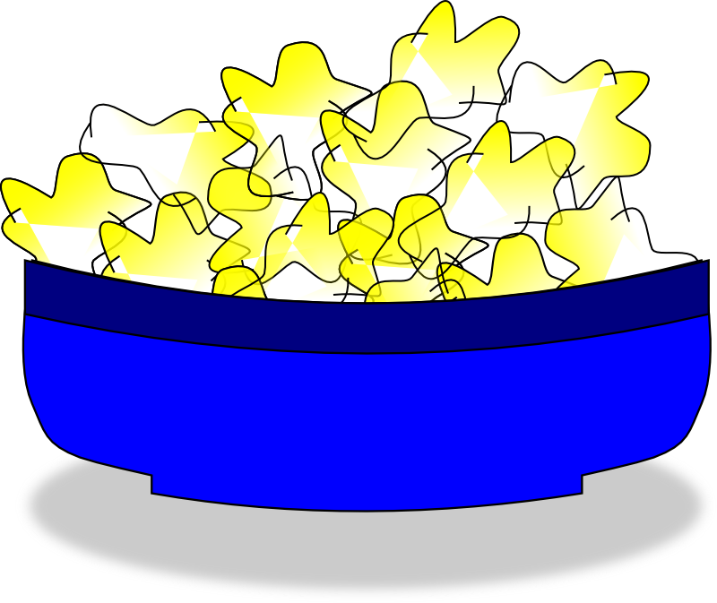 Popcorn Bowl Clipart