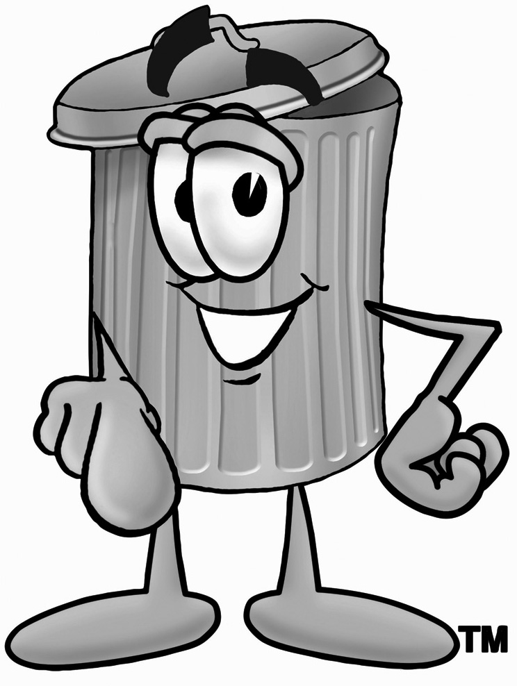 Pix For > Empty Trash Can Clip Art