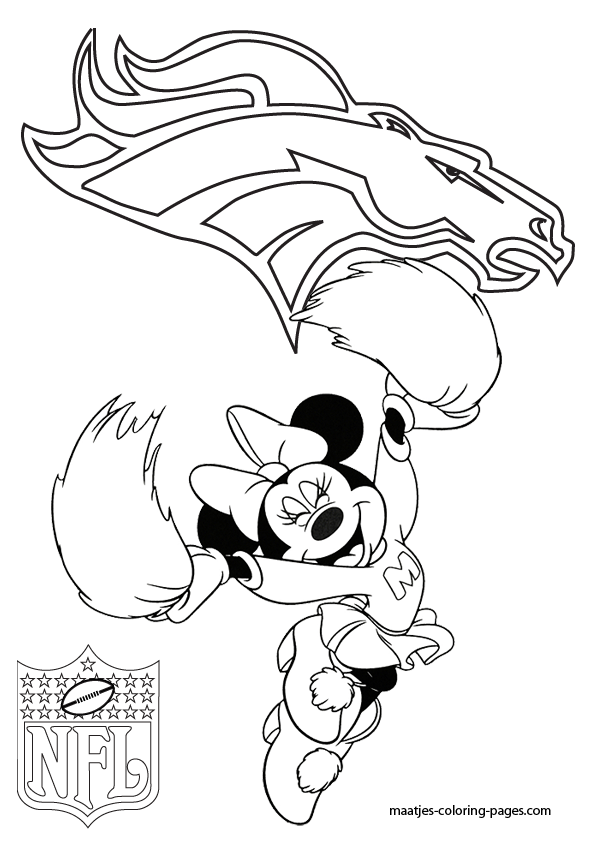 Nfl Cheerleader Coloring Pages