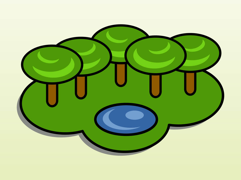 Free Forest Vectors - 2. Page