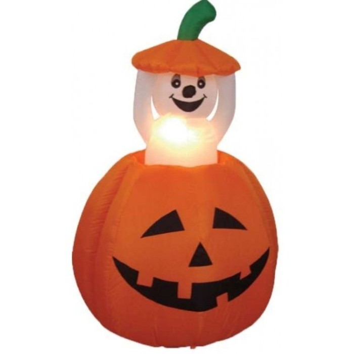 6-foot Animated Halloween Inflatable Pumpkin and Ghost—Buy Now!
