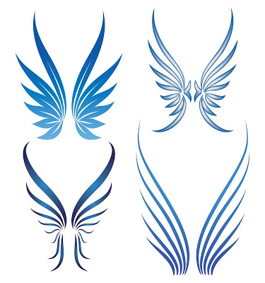 clip art angel wings