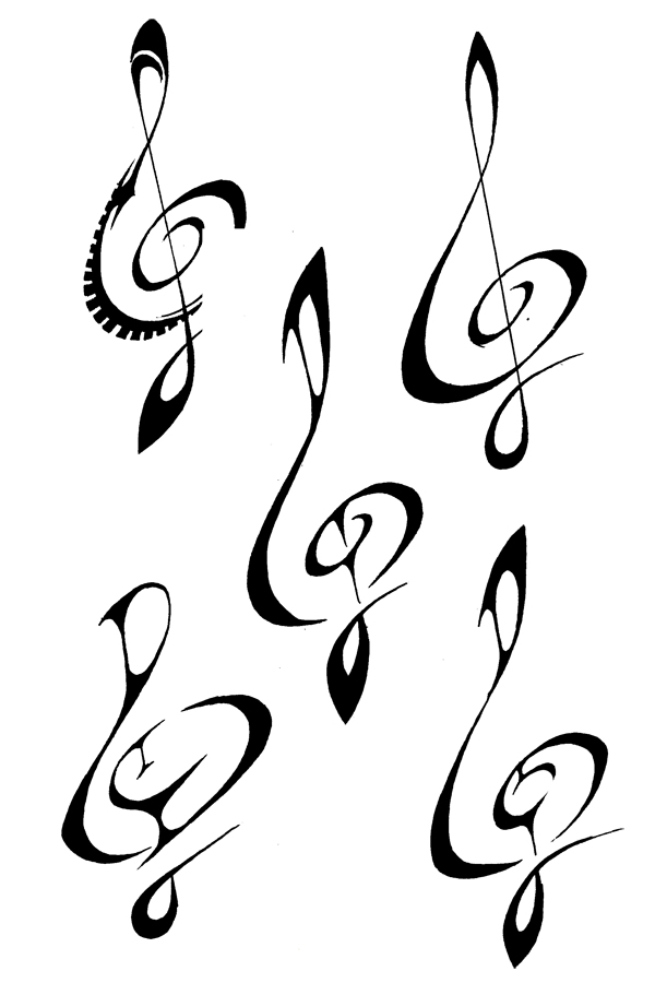 Bass Clef Treble Tattoo Free Cliparts That You Can Download Tattoo