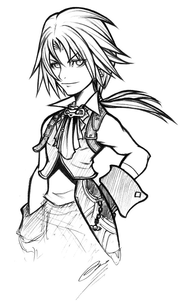 request : Zidane Tribal by arcbuncle on deviantART
