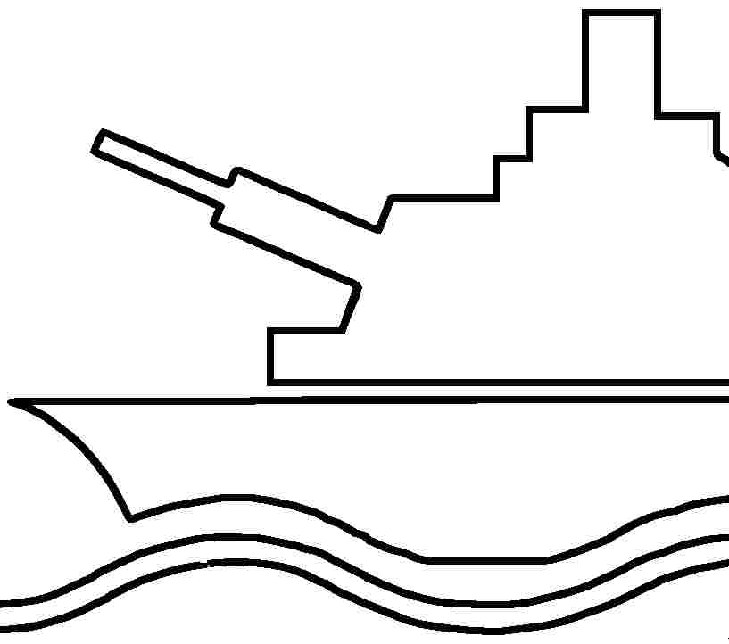 Colouring Pages Transportation Ship Free Printable For Kids & Boys #