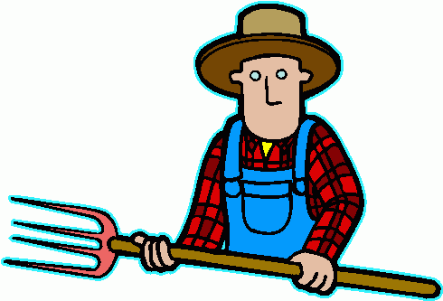 farmer_with_pitchfork clipart - farmer_with_pitchfork clip art