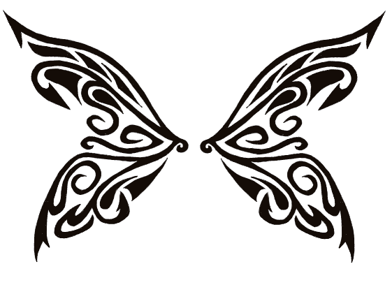 deviantART: More Like Tribal Butterfly Wings by tribal-tattoos