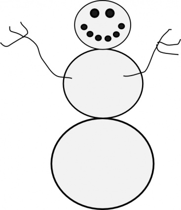 Snowman clip art - Download free Other vectors