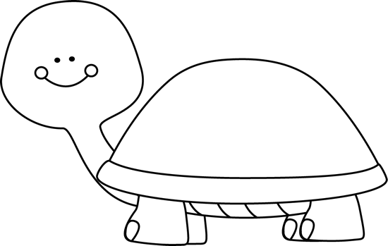 Black and White Blank Turtle Clip Art - Black and White Blank ...