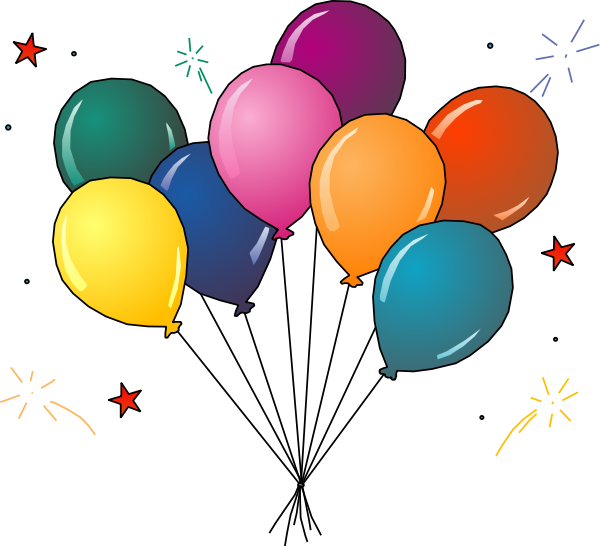Party Balloons Clip Art Download