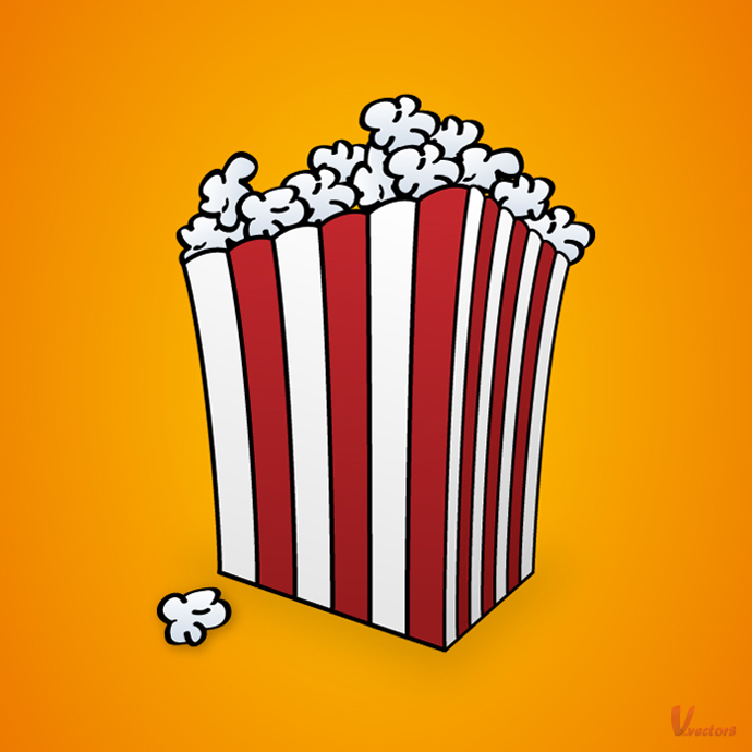 Create a popcorn box | VforVectors