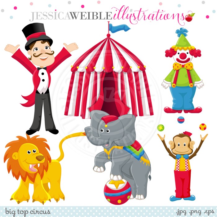 Big Top Circus Tent - JW Illustrations