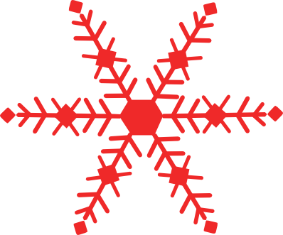 Red Snowflake Clipart Images & Pictures - Becuo