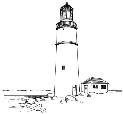 light house drawing - group picture, image by tag - keywordpictures.